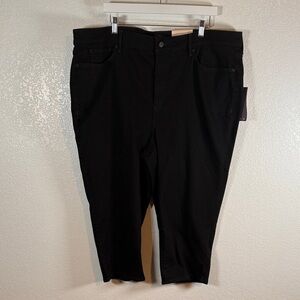 NYDJ Black Ankle Crop Jeans - Slim Fit